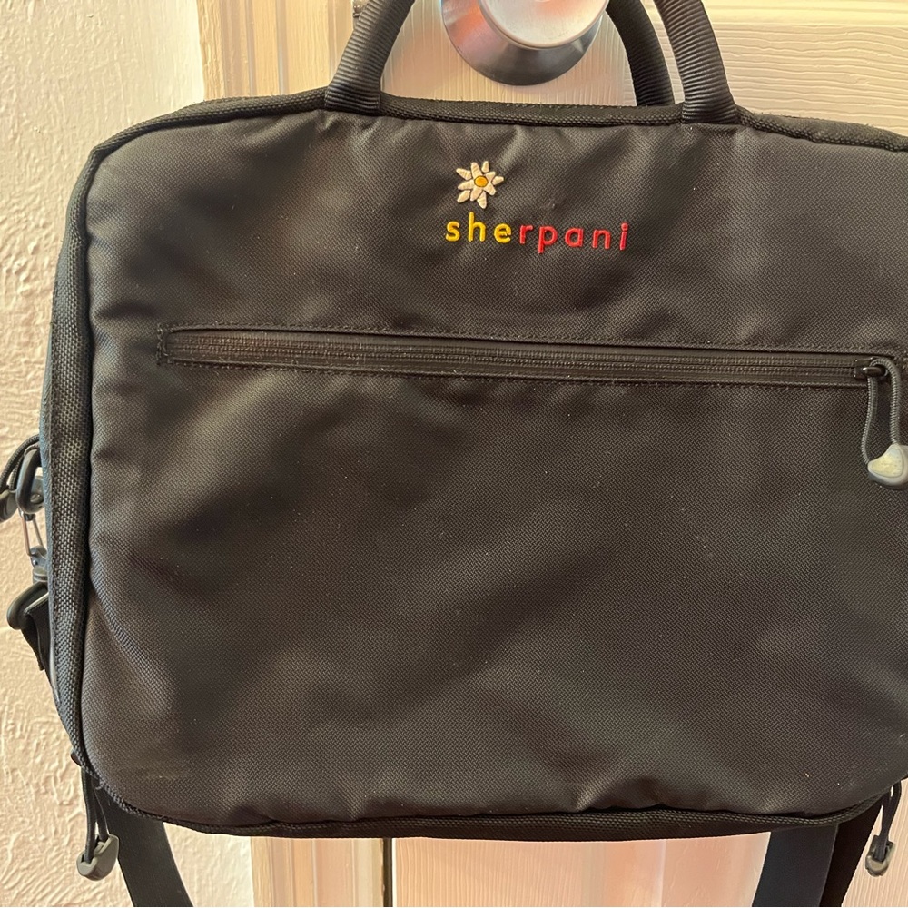 Black Sherpani Laptop Bag